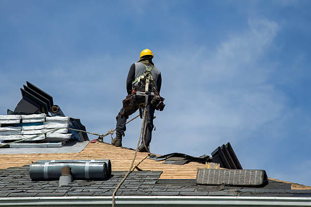 Professional Roof Replacement technician working in Westfield, NC